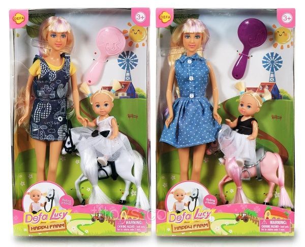 Лялька Defa 8399-BF дочка кінь аксесуари В асортименті