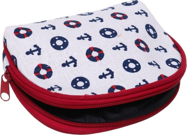 Набір косметичок Якоря 3 шт. B107-8 біло-червоний 