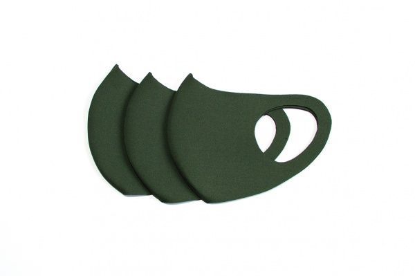 Маска Grandtex неопренова багаторазова хакі р. L 3 шт.