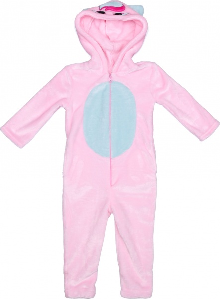 Кигуруми-пижама для девочки Фламинго 822-910 р.98 розовый с ментоловым 