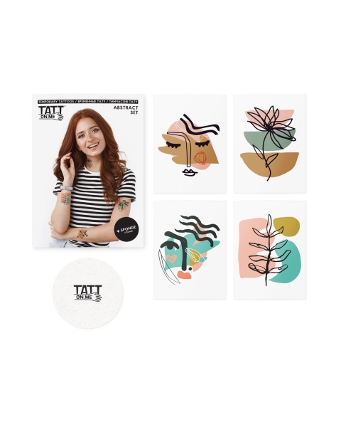 Тату временное TATTon.me Abstract set