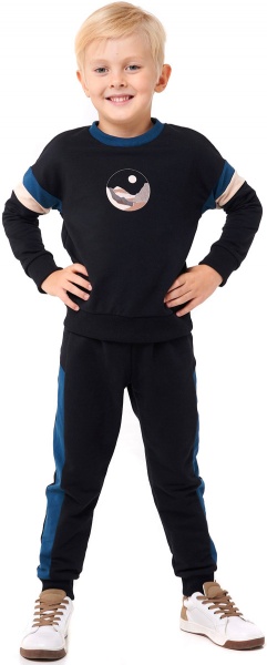 Костюм для хлопчиків Smil р.98 чорний 117336 