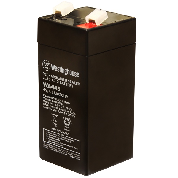 Батарея аккумуляторная Westinghouse 4V 4.5Ah terminal T1 WA445N-T1 