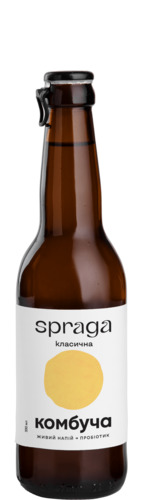Комбуча Spraga Класична скло 0,33 л 
