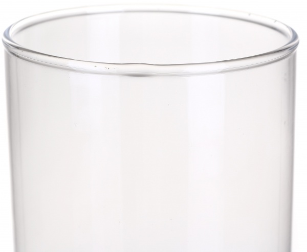 Ваза стеклянная прозрачная цилиндр H300D100 30 см 