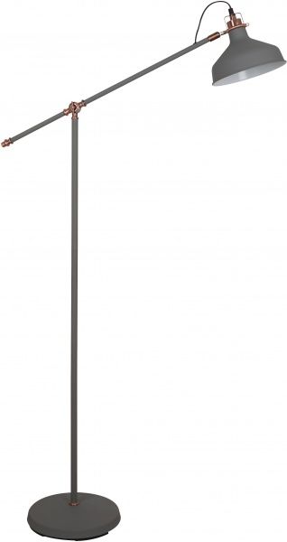Торшер Camelion Amsterdam KD-425F С73 E27 40 Вт медь/серый 