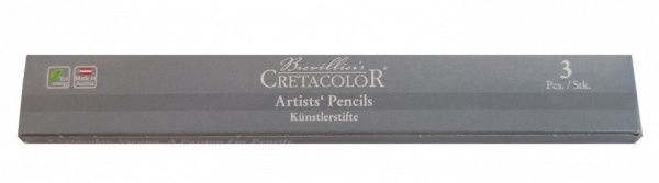 Набор карандашей Угольный твердый 3 шт.Cretacolor Cretacolor