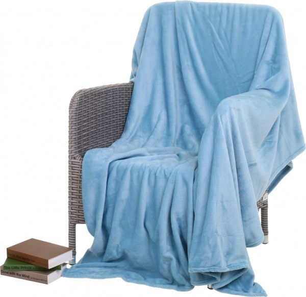 Плед Frannel 160x200 см блакитний La Nuit 