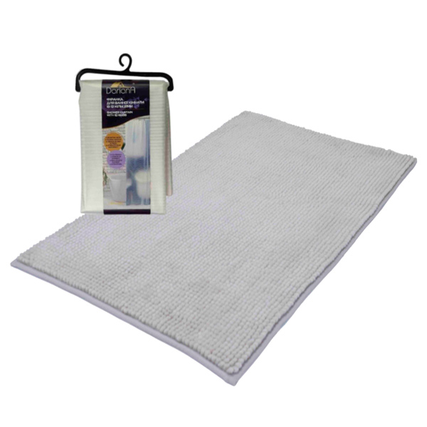 Коврик для ванной Dariana 50x80 см бежевый + занавеска PEVA 1000010619