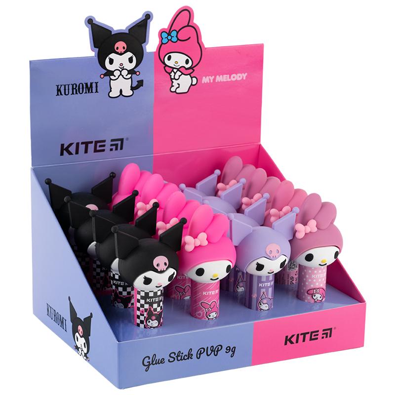 Клей-карандаш PVP 9 г с фигурным колпачком HK24-131 KITE