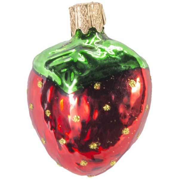 Ялинкова іграшка Ф-249 Полуничка 5 см  
