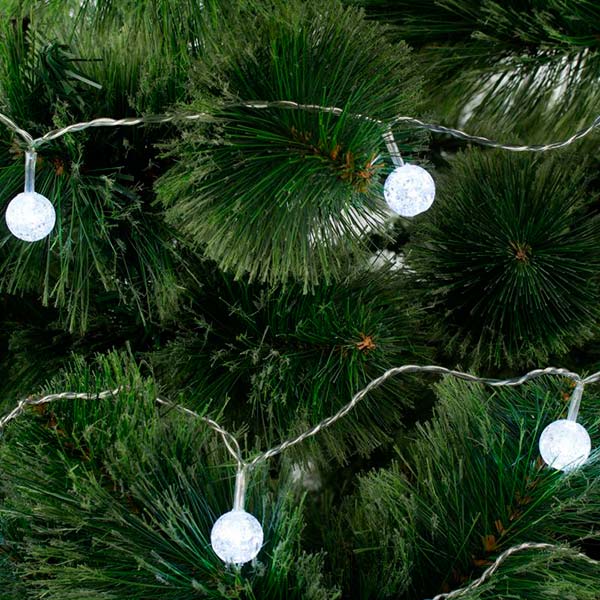 Гирлянда линейная LED 20 ламп 3 м белая 11530105