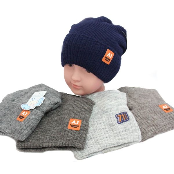 Шапка для мальчиков р.52-54 в ассортименте 1641 