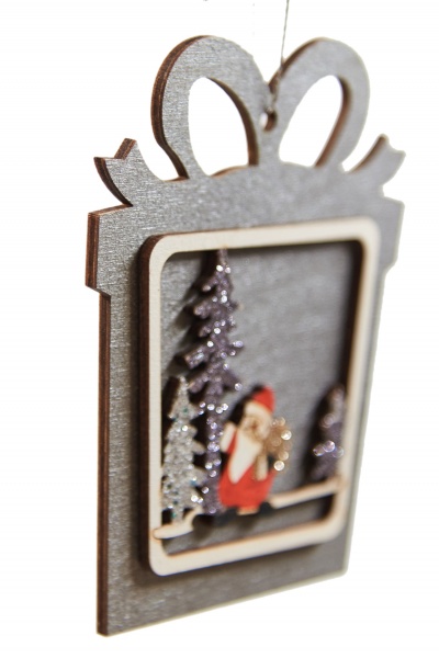 Підвіска Подарунок 11,5 см 8944