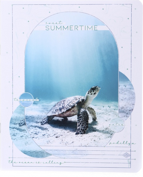 Тетрадь школьная уф-лак 36 листов в клеточку в ассортименте Мечты сбываются