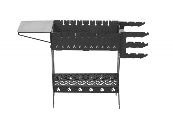 Мангал-барбекю большой 350х720х610 мм (502/1)
