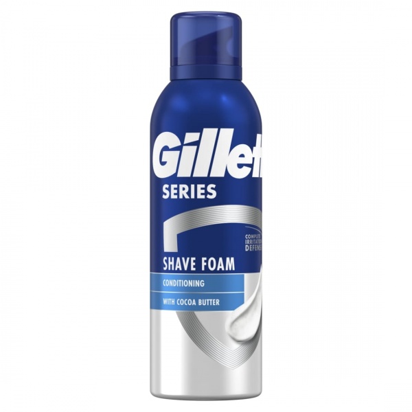 Пена для бритья Gillette Series Conditioning с маслом какао 200 мл