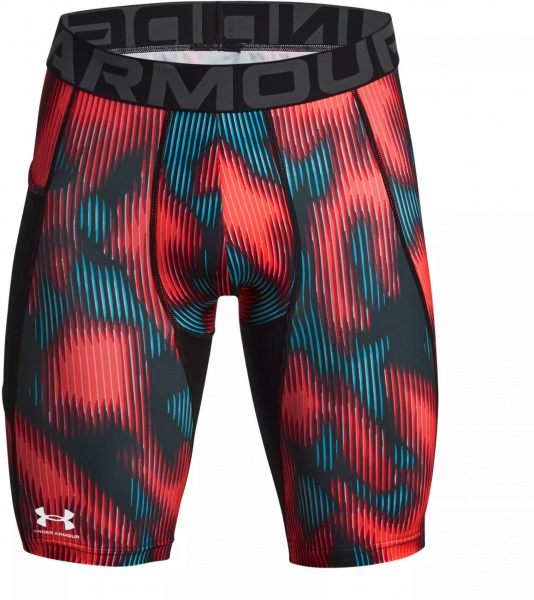 Шорти Under Armour UA HG PRTD LONG SHORTS 1380919-628 р. M червоний