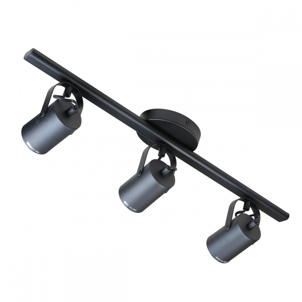 Спот LIGHT SET DZVIN SP 1003 3xGU10 чорний
