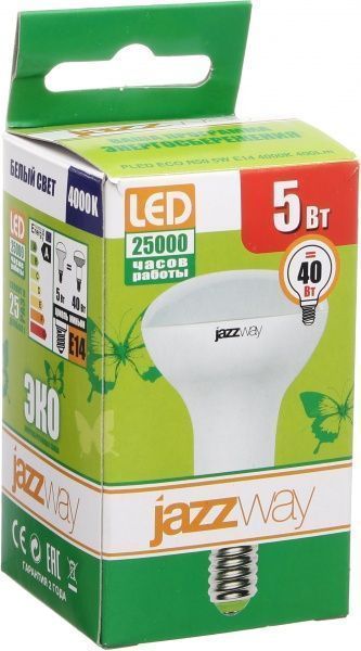 Лампа світлодіодна Jazzway Pled Eco 5 Вт R50 матова E14 220 В 4000 К 