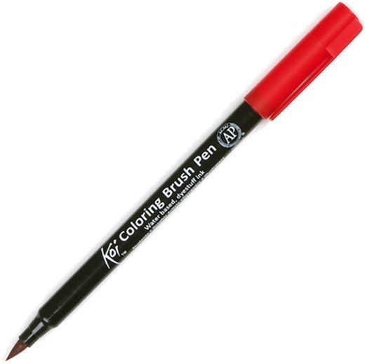 Маркер акварельний Sakura KOI (19) червоний 