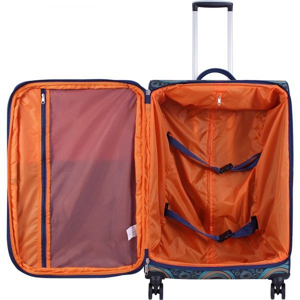 Чемодан Bagland Леон 90 л синий 654 (003796627 