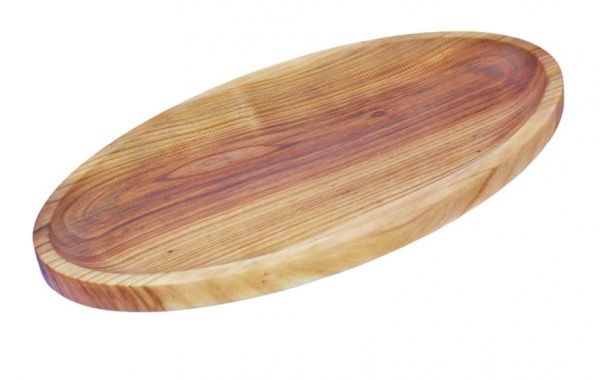 Дошка овальна 35x20 см вишня Mazhura 