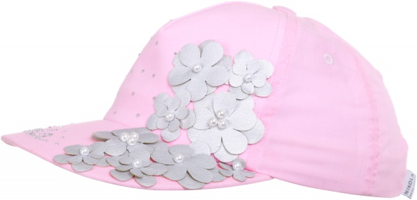 Кепка для девочек Pampona 21 L 06 р.52 розовый 
