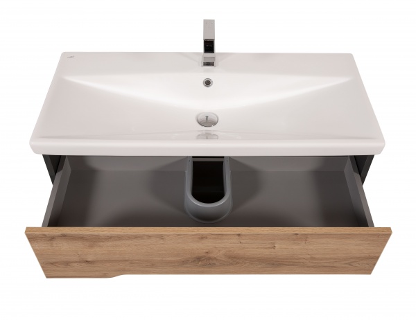 Тумба подвесная Aqua Rodos Сидней с умывальником Elite 100 см