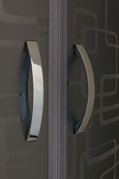 Душова кабіна Water House WH-113 90х90 профіль хром, скло графіт