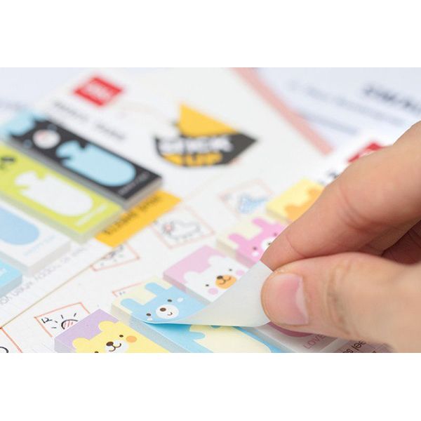 Блоки паперові самоклейкі EA64002 мiкс 15х45 мм Deli