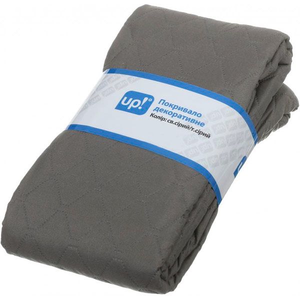 Покривало Underprice світло-сірий/темно-сірий 160x220 см