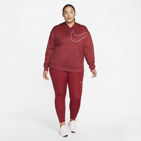 Джемпер Nike W NK TF HBR GRX AL TM FC PO HD DD6464-690 р. L малиновий