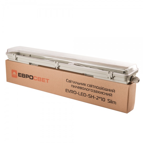 Світильник адміністративний Евросвет LED-SH-2*10 IP65 білий 39733 