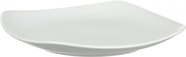 Тарілка обідня Crackle квадратна 27 см platinum grey Farn