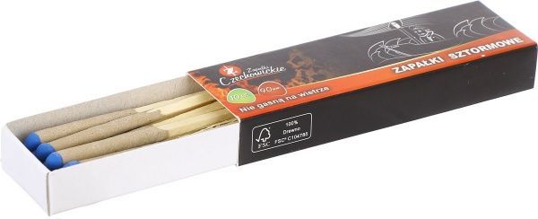 Сірники вологостійкі штормові, туристичні 90 мм 10 шт.