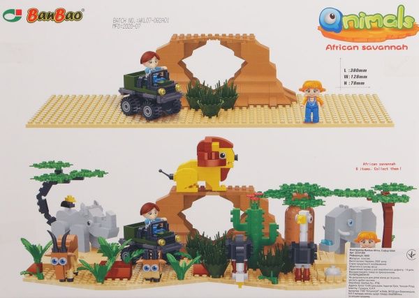 Конструктор BanBao Africa Сафарі 6668