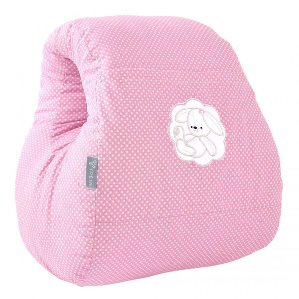 Подушка для кормления IDEIA Mini Горошек 28х30 см розовый 