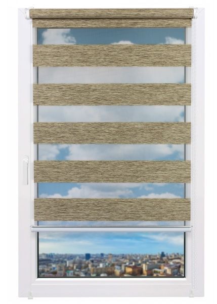 Ролета день-ніч Delfa Натур 62x160 см лате 