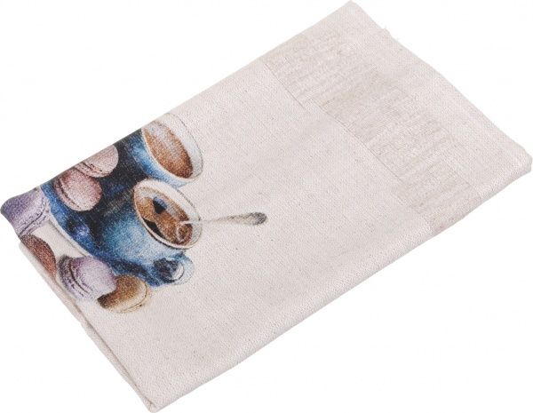 Набір рушників весняний букет 46x70 см Білоруський льон коричневий 