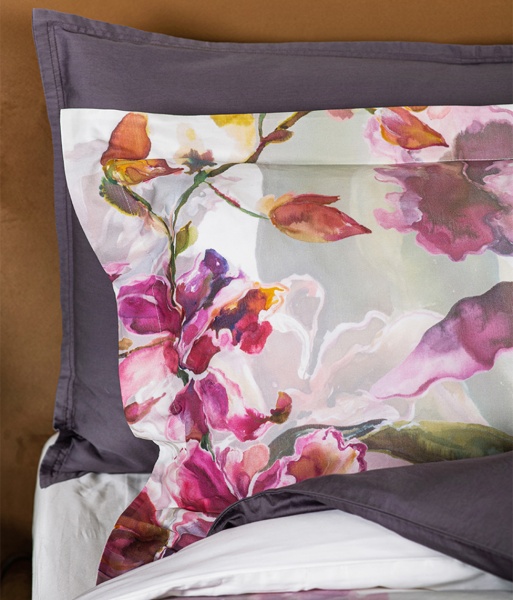 Комплект постельного белья Orchids Modern семейный разноцветный Decoflux 