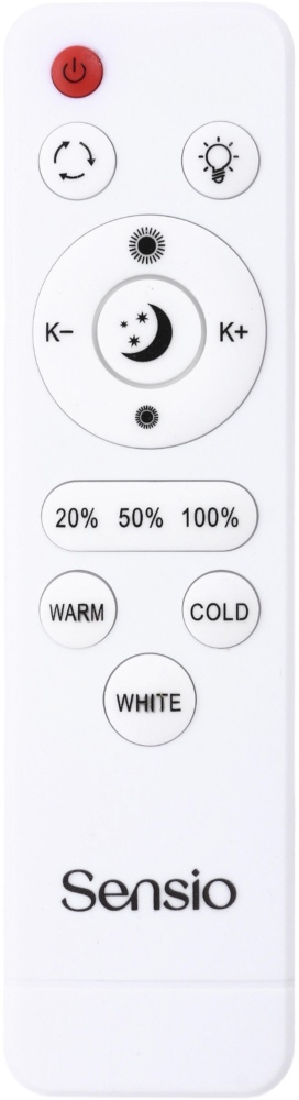 Люстра стельова Sensio Nant 86 Вт білий LS-2720W-86W