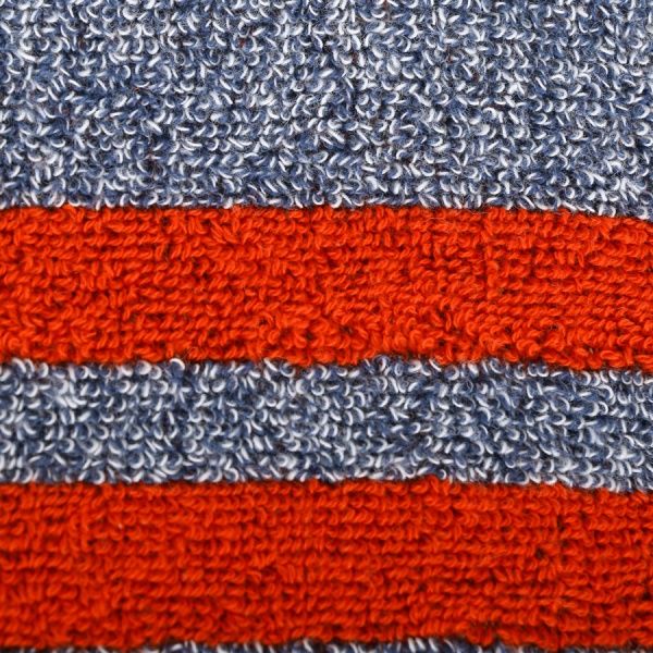 Полотенце пляжное Home 90x160 см серый с красными вставками 