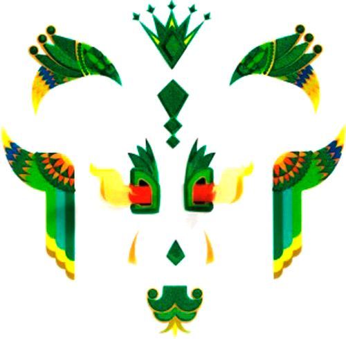 Наклейки для обличчя Djeco Дракон