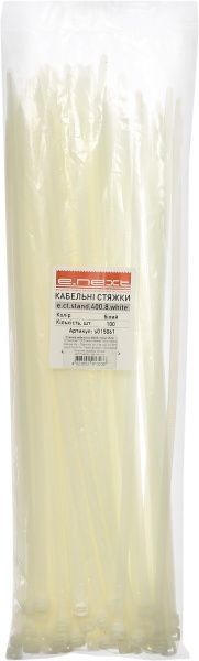 Стяжка кабельная E.NEXT e.ct.stand.400.8.white 8х400мм