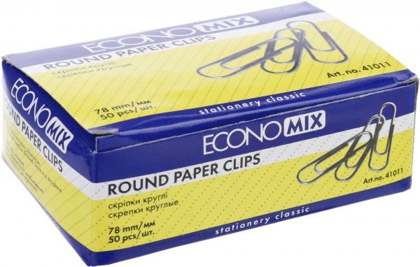 Скрепки с насечкой 78 мм. 50 шт. E41011 Economix
