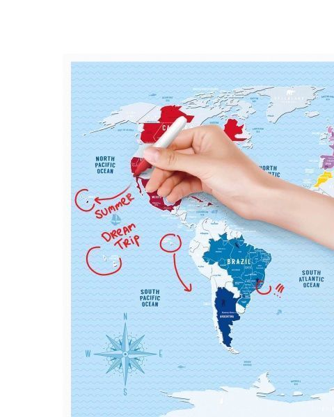 Скретч-карта мира 