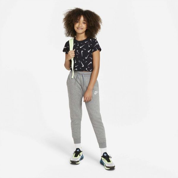 Футболка Nike G NSW TEE CROP SWOOSHES DC7348-010 M чорний
