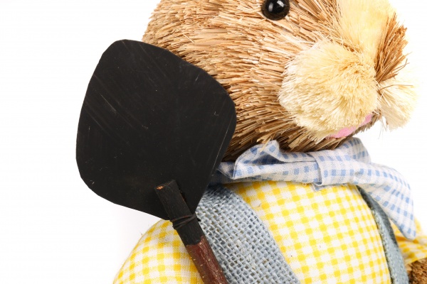 Декорация пасхальная Зайчик/Зайчик садоводы 46 см в ассортименте (Epi-LX2019-2814-15)