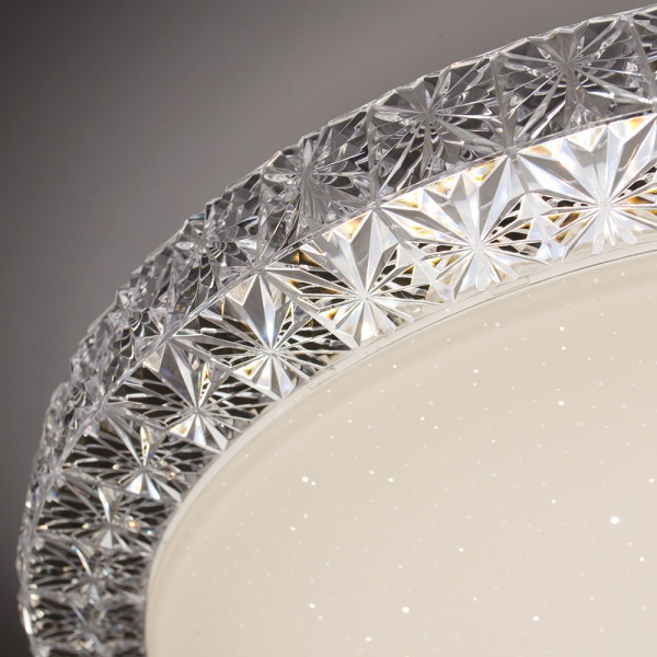 Світильник світлодіодний Luminaria R400 SHINY 40 Вт прозорий/білий 3000-6000 К PLUTON 40W RGB 